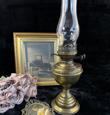 Vintage Vapalux Brass Oil Lamp British Made Kerosene 20 in Unbranded Retro decor1
