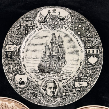 Wedgwood Clipper Ship & Cook Commemorative Plates Set x3 – Historic Maritime Art1