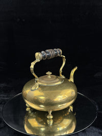 Thumbnail for Antique Scottsh 19th century Brass Kettle/Teapot with Wooden Handle see pictures3