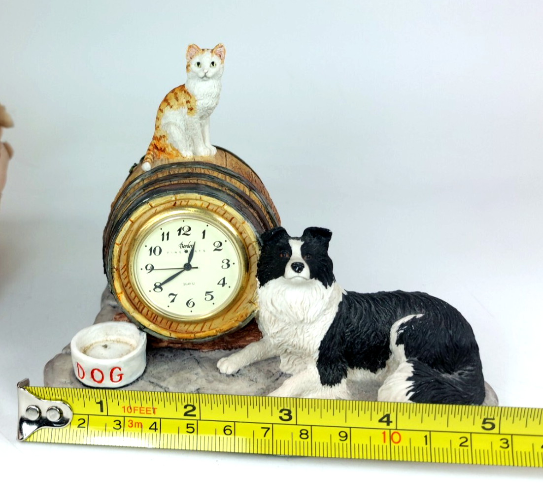 Border Fine Arts Clock Model Of Border wake Up Call, Scotland table clock decor3