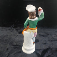 Thumbnail for Staffordshire Man Figurine Holding Grapes Antique Porcelain 10