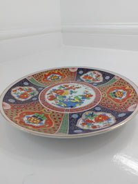 Thumbnail for Rare Japanese Imari Style Porcelain Plate Unique Blue, Red, Orange 8