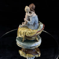 Thumbnail for Capodimonte Italian Figurine Porcelain Hand Painted Mother and Child Signed 