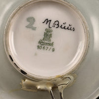Thumbnail for Heinrich Bavaria Miniature Plates Set of 3 Signed M Birus Birds Cottage Germany6