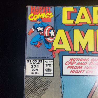 Marvel Comics Captain America –  (June Captain America & Diamondback D #371 19901