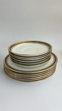 Thumbnail for Stunning Antique Cauldon & Aynsley 27pc Tea Set c.1910 | Edwardian Gilt & Black15