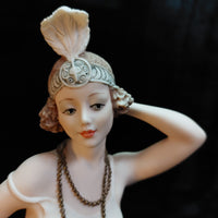 Thumbnail for Florence Armani REGINE lady Figurine 0434F Lady Flapper With Box & C luxry decor5