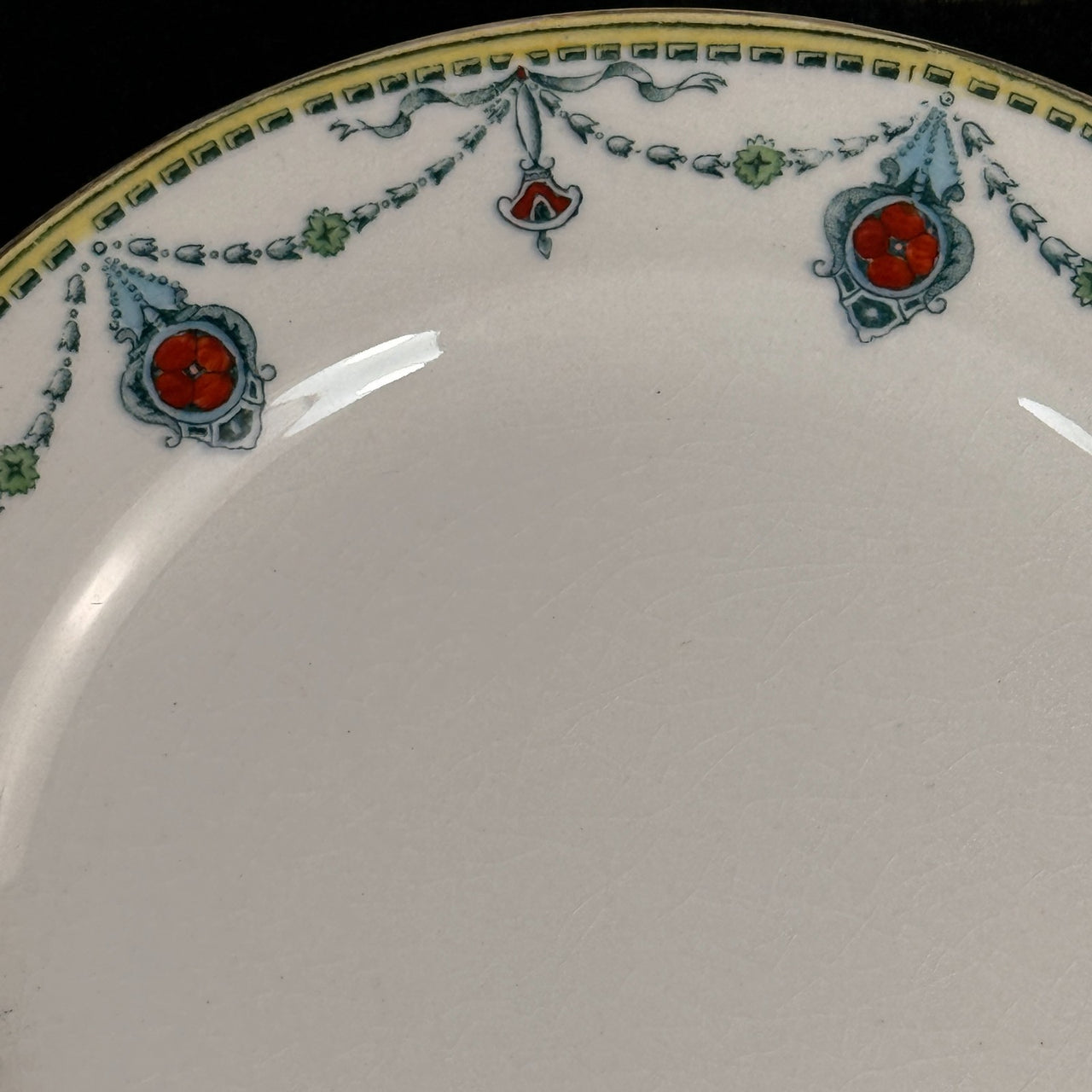 Lot of 4 Antique/Vintage Devon Ware (S. F. & Co.) "CECIL" 1204 plates Dishes14