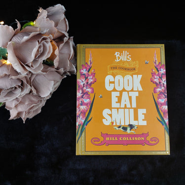 Bill's Cook Eat Smile Cookbook by Bill Collison Hardcover - Illustrated Vintage1