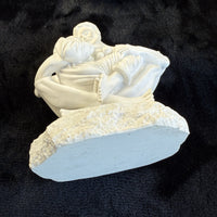 Thumbnail for Holy Family Statue Sculpture  Signed/Marked 1999  White Alabaster/Resin Compos6