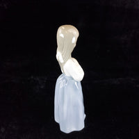 Thumbnail for NAO by Lladró 'Girl in Prayer' Figurine (1990) girl with a ribbon bookcase figur4