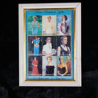 Thumbnail for Princess Diana Niger Stamp Sheet Framed 1997 Display 8