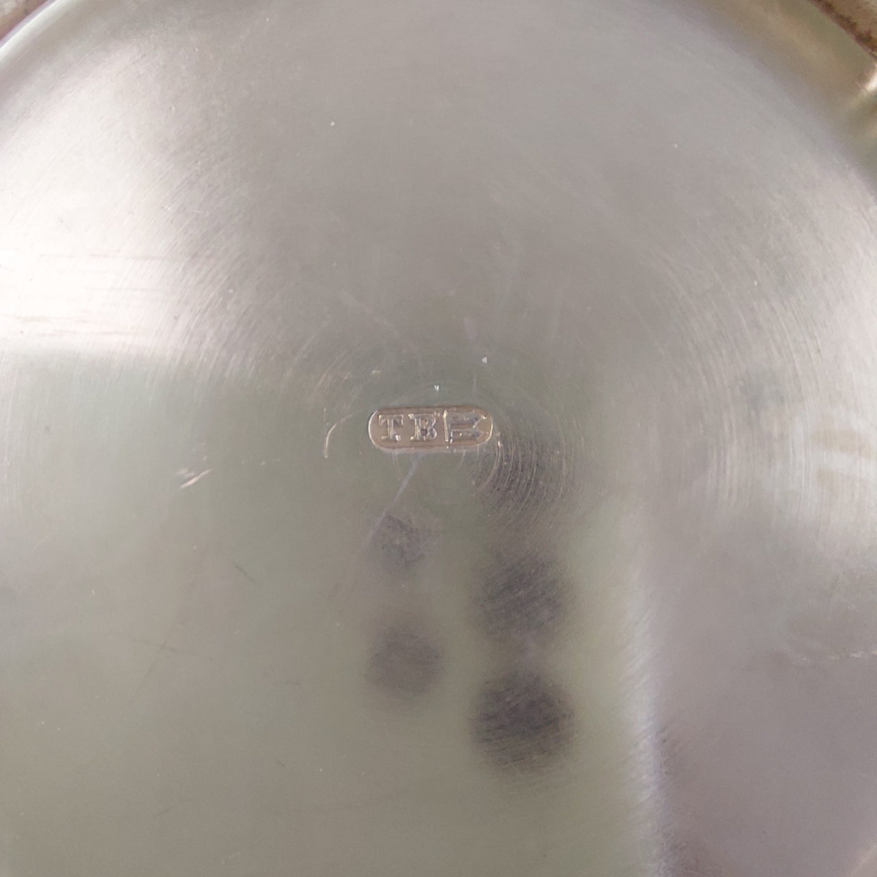 TBE Silverplate Bowl 8.5" Fleur-de-Lis Glass Insert Heavy Worn Acceptable Set9