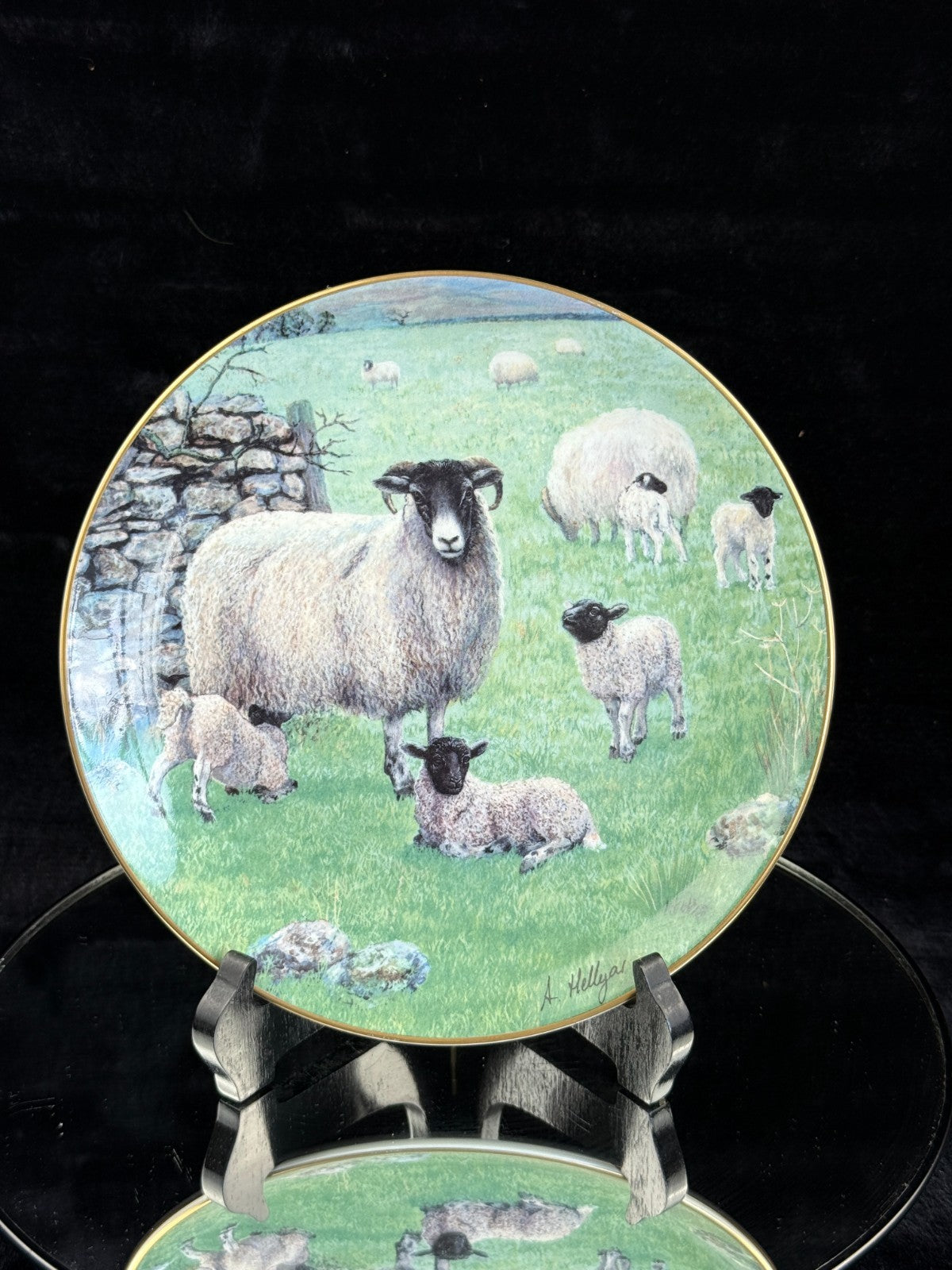 Border Fine Arts The "Spring Lambing" Collector's Plate James Herriot Series8