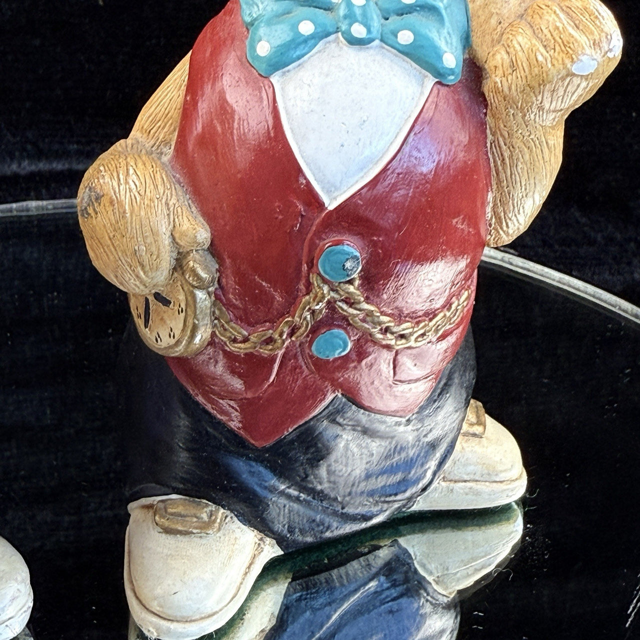 Rare Vintage Pepinware HandPainted Rabbit Figurines Mr. & Mrs. Flopsy Wallasey4