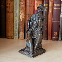 Thumbnail for Bronze Lorenzo de Medici Figurine Sculpture Thinker Style 6