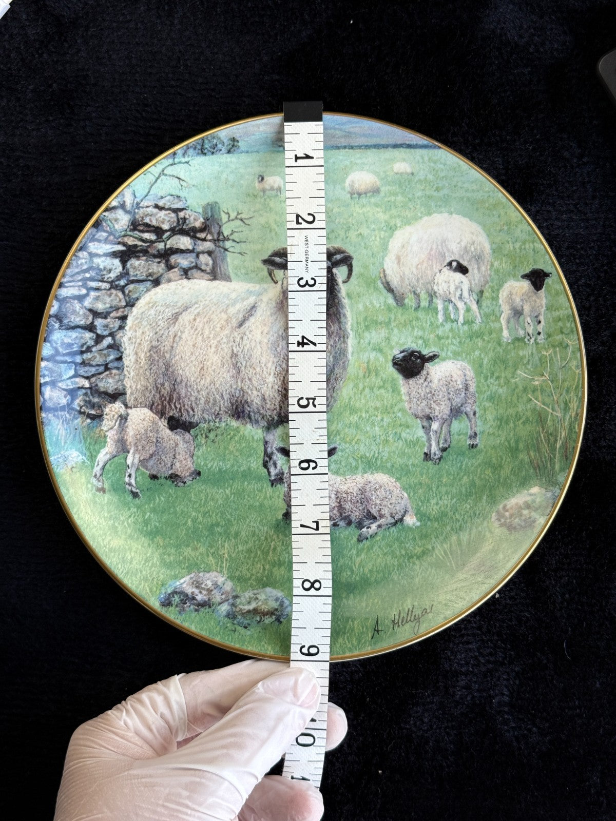 Border Fine Arts The "Spring Lambing" Collector's Plate James Herriot Series13