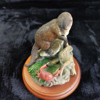 Thumbnail for Border Fine Arts Country Characters A1487 Nipped Otter Figurine Crab 6.5in 20033