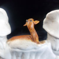 Thumbnail for 19th antique century Staffordshire Hunter Figurine Deer Antler 9