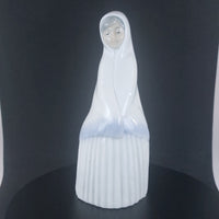 Thumbnail for Miquel Requena Nun Figurine   Pristine White Porcelain, 6.5