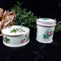 Thumbnail for Staffordshire Crown Set Porcelain of 2 Small Canister & Trinket Box Fine China17
