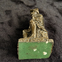 Thumbnail for Bronze Lorenzo de Medici Figurine Sculpture Thinker Style 6