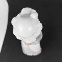 Thumbnail for Nao Girl Lladro Cuddling Puppy Figurine Blanket Porcelain firreplace decor Spain13