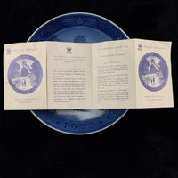 Thumbnail for Royal Copenhagen 1972-1974 Christmas Plates Set of 3 Blue Collectibles Porcelain11
