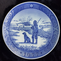 Thumbnail for Royal Copenhagen 3 Blue Plates –Carlsberg Collectibles Denmark Set   1977, 1991 12