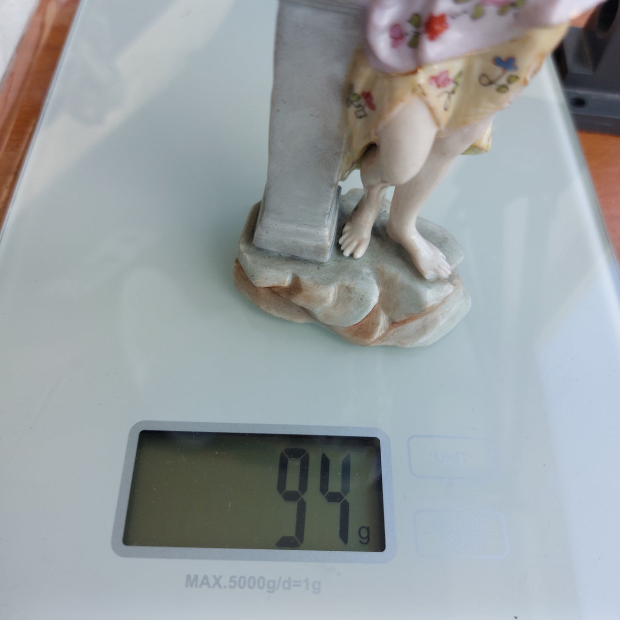 CHRISTIAN NONNE VOLKSTEDT Figurine Woman With Lyre Victorian Antique Porcelain9