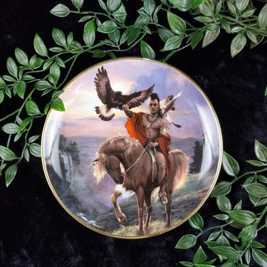 Limited Edition  Plate Spirit of the East Wind by Heena Adams 8