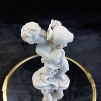 Thumbnail for 18th century Paul Pfuert Studio-Haus Cherub Pair 5in Bisque White Figurine antiq15