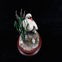 Thumbnail for Border Arts Fine First One In Swan & Cygnets Figurine 1997 Handmade Scotland dec4