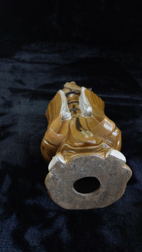 Thumbnail for Chinese Porcelain Figure Confucius Good Glazed 1291g Statue Brown White Rob 30c8