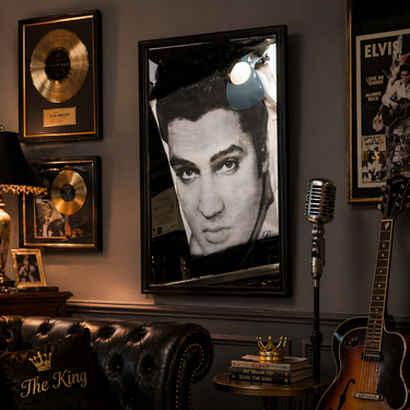 Elvis Presley Mirror Portrait 1935–1977, Framed 19
