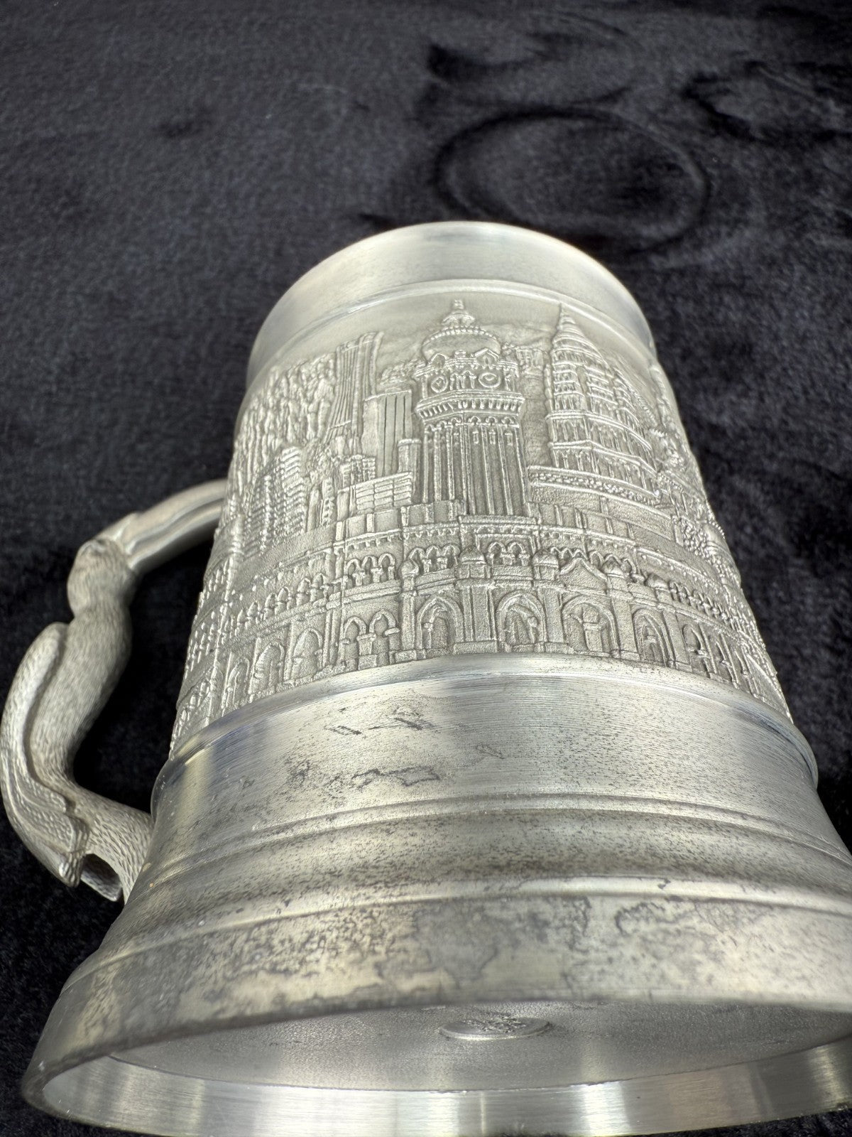 Royal Malaysian Selangor Landmarks Pewter Tankard / Mug with certificate Repro13
