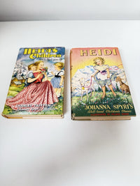 Thumbnail for Collins Heidi &Heidi’s Children Illustrated Plague Doane 1973 1969 Book Set deco3