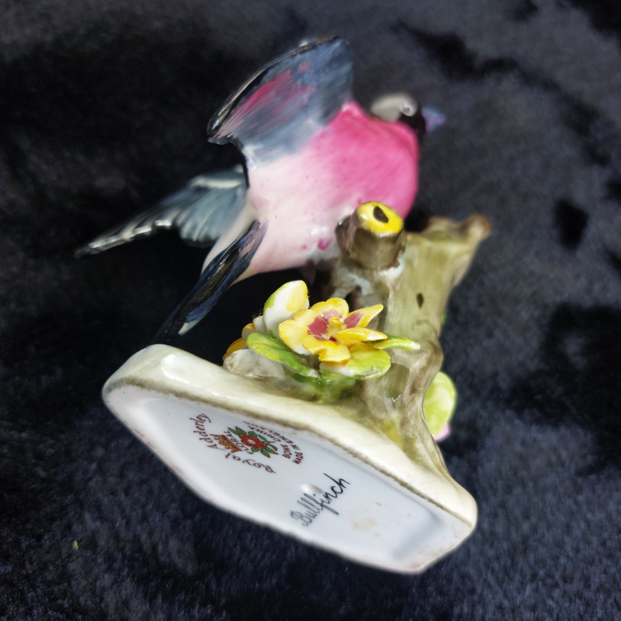 Royal Adderley Bullfinch Floral Figurines Lot – Chips Acceptable England Bone Ch15
