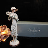 Thumbnail for Florence Armani Marguerite Figurine – 1731F Lady With Daisies, Box Mint 1