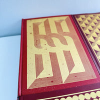 Thumbnail for Reader’s Digest Condensed 1980s Books Set x7 Red Leatherette Bookshelf Deco7