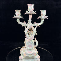 Thumbnail for Antique Dresden Meissen Style Sitzendorf Porcelain Candelabra 19th Century Decor17