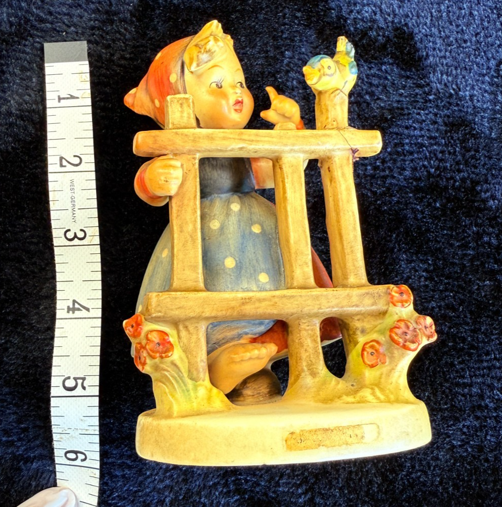 Hummel "Little Tooter" #203/1 Vintage Figurine  Goebel W. Germany repaired11