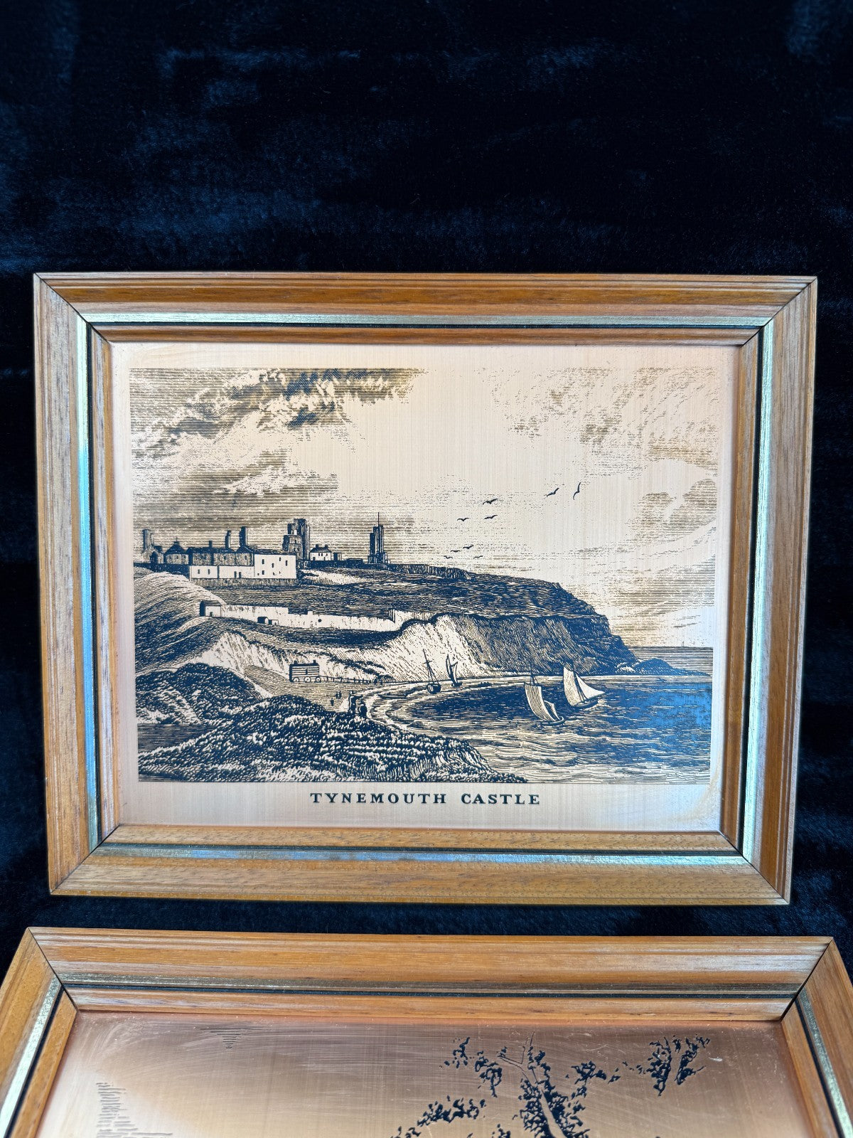 VINTAGE Copper Etchings framed Animals Wild and Tynemouth Castle - A Perfect Set18