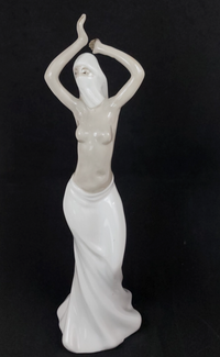 Thumbnail for Possibly Antique Dancing Lady Figurine Porcelain Dancer Elegant Rare Vintage 11