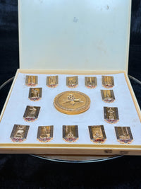 Thumbnail for Soviet 1975 WWII Victory Pin Medal Set USSR Cities Commemorative Badges w Box7