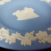 Thumbnail for Wedgwood Blue Jasperware Mini Square Trinket Box & Plate Set – England in Made 2