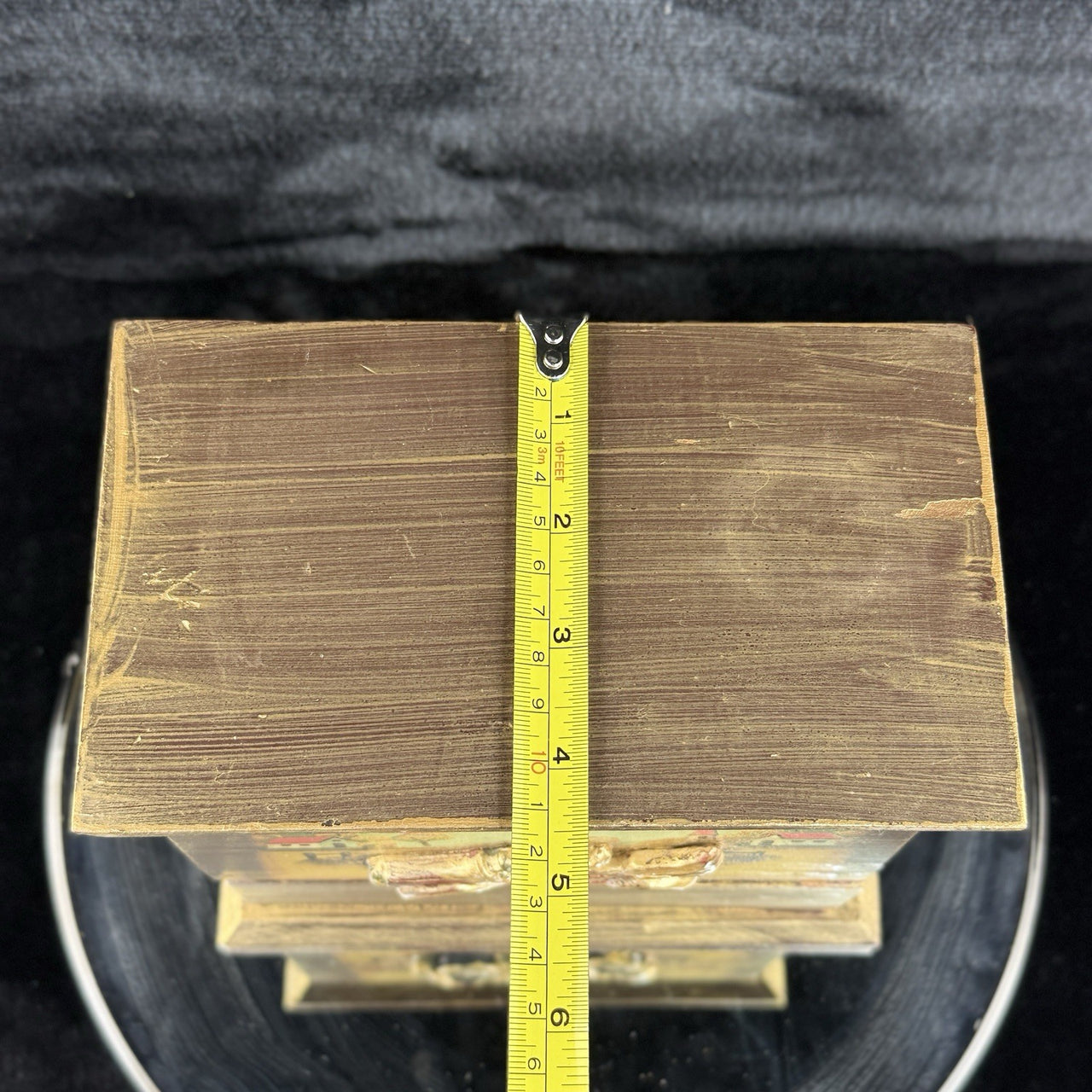 Vintage Wooden Car Rental Open Tourer Trinket Box Drawer Chest Rustic Desk Box9