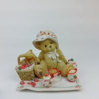 Thumbnail for 1995 Cherished Teddies Boxed Gift Violet Bloom Blessings 156280 Bear Flowers7
