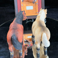 Thumbnail for Leonardo Horse Figurines & Wall Plaque Realistic Resin Pony Models Set of 38