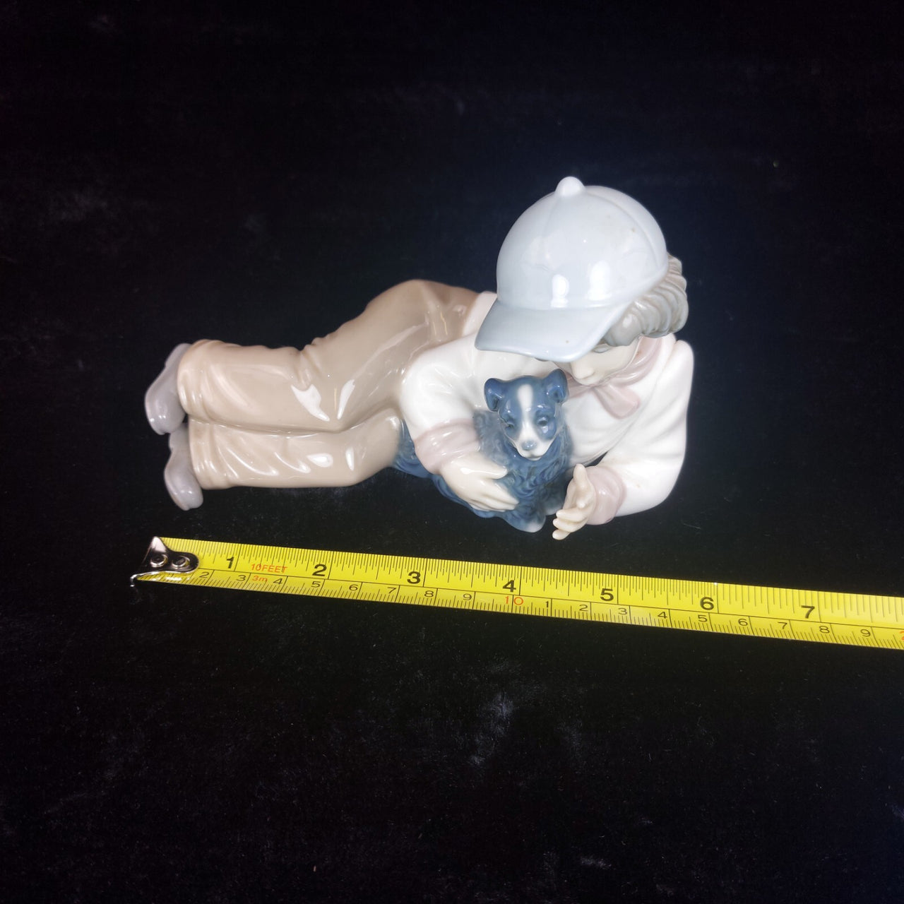 NAO by Figurine Lladro 6" Boy with Dog 1991 Spain Porcelain Collectible decor11